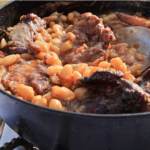 Braised Pork Cheeks with White Beans from Cataluña | GALTES DE PORC AMB MONGETES