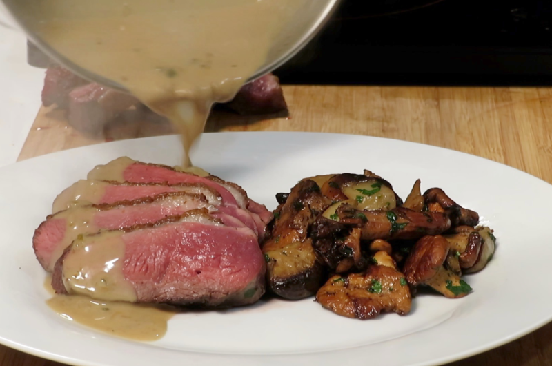 Duck Breast with Green Peppercorn Sauce | MAGRET DE CANARD, SUACE AU POIVRE VERT