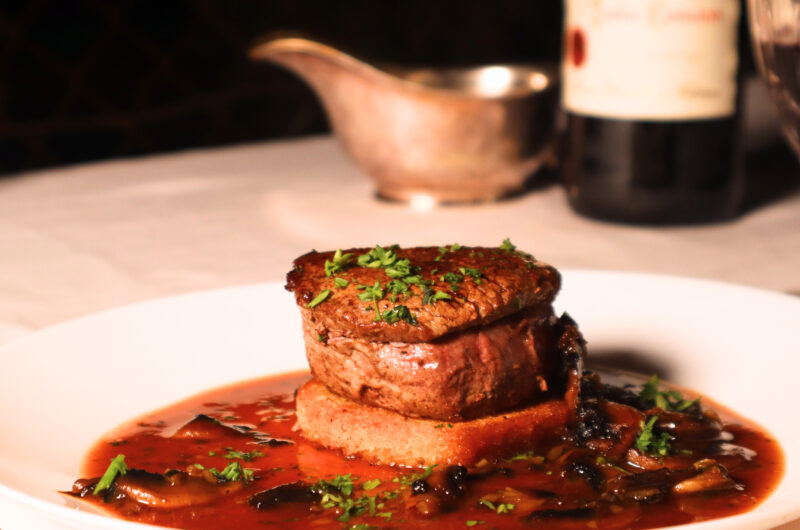 Fillet Steak with Chasseur Sauce | TOURNEDOS CHASSEUR