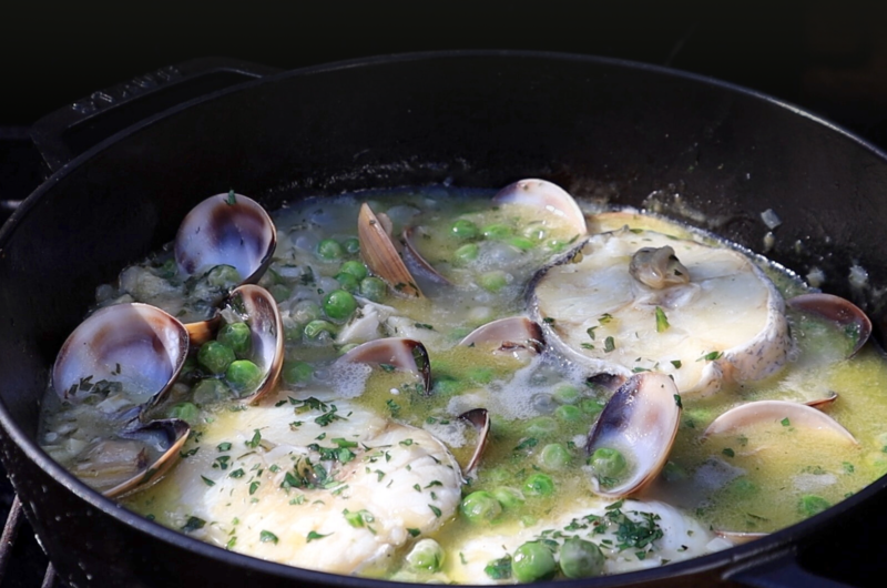 Hake in Green Sauce | MERLUZA EN SALSA VERDE