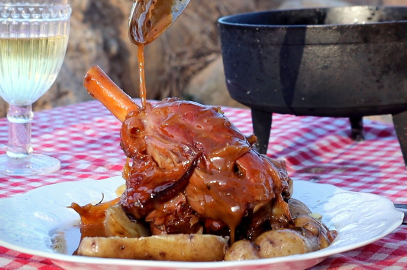 Honey Glazed Lamb Shanks | SOURIS D'AGNEAU AU MIEL