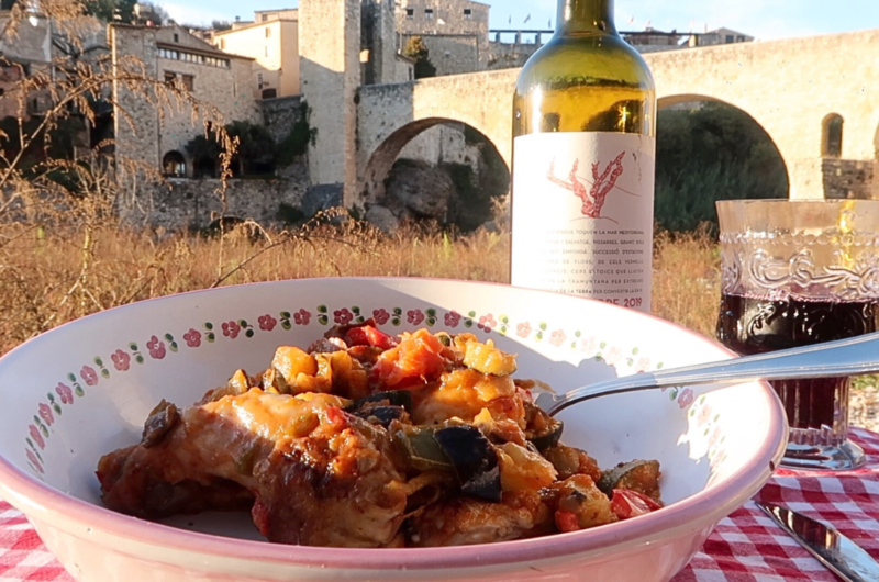 Rabbit and Vegetable Stew from Cataluña | CONILL AMB SAMFAINA